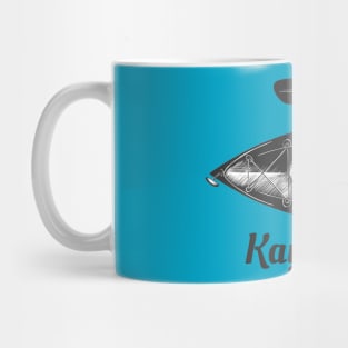 kayaking gets me wet Mug
